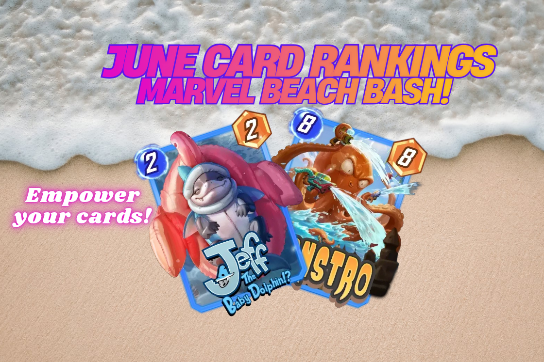June Card Rankings | Beach Bash