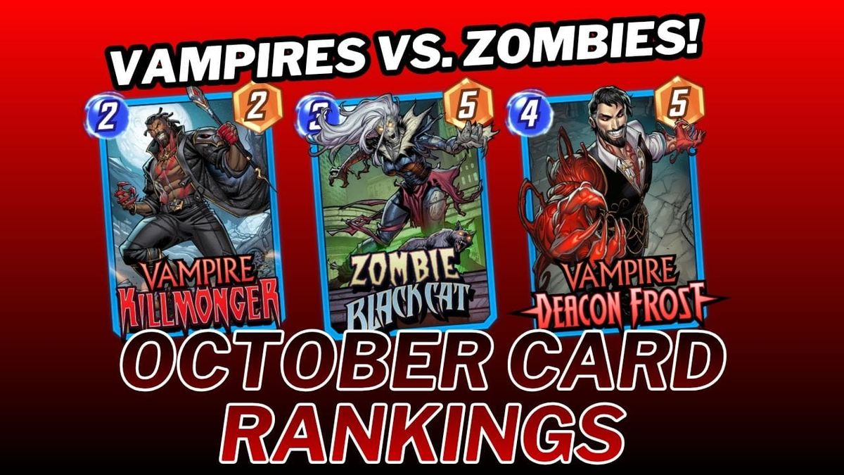 October Card Rankings | Vampires vs. Zombies