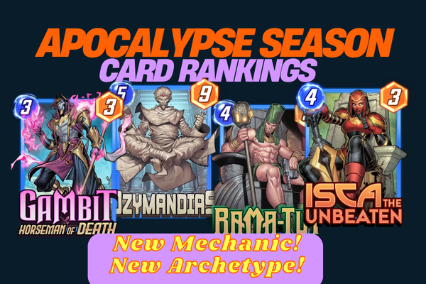 Origins of Apocalypse Card Rankings