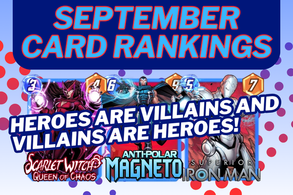 September Card Rankings | Axis Inversion