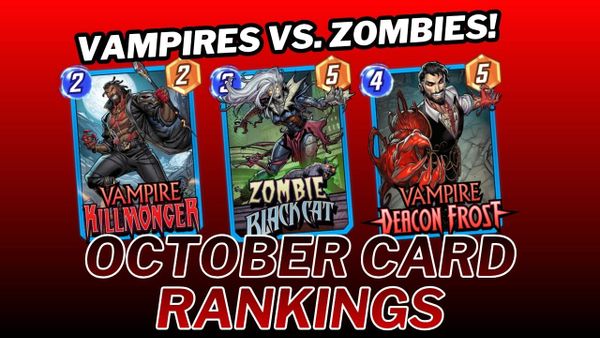 October Card Rankings | Vampires vs. Zombies