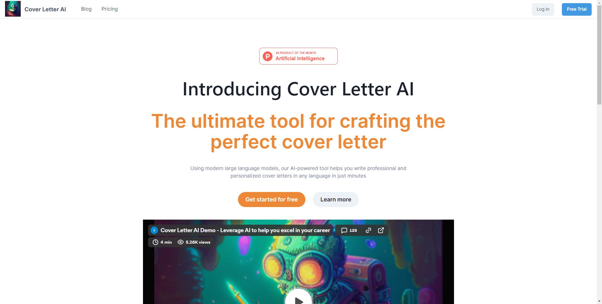 Cover Letter