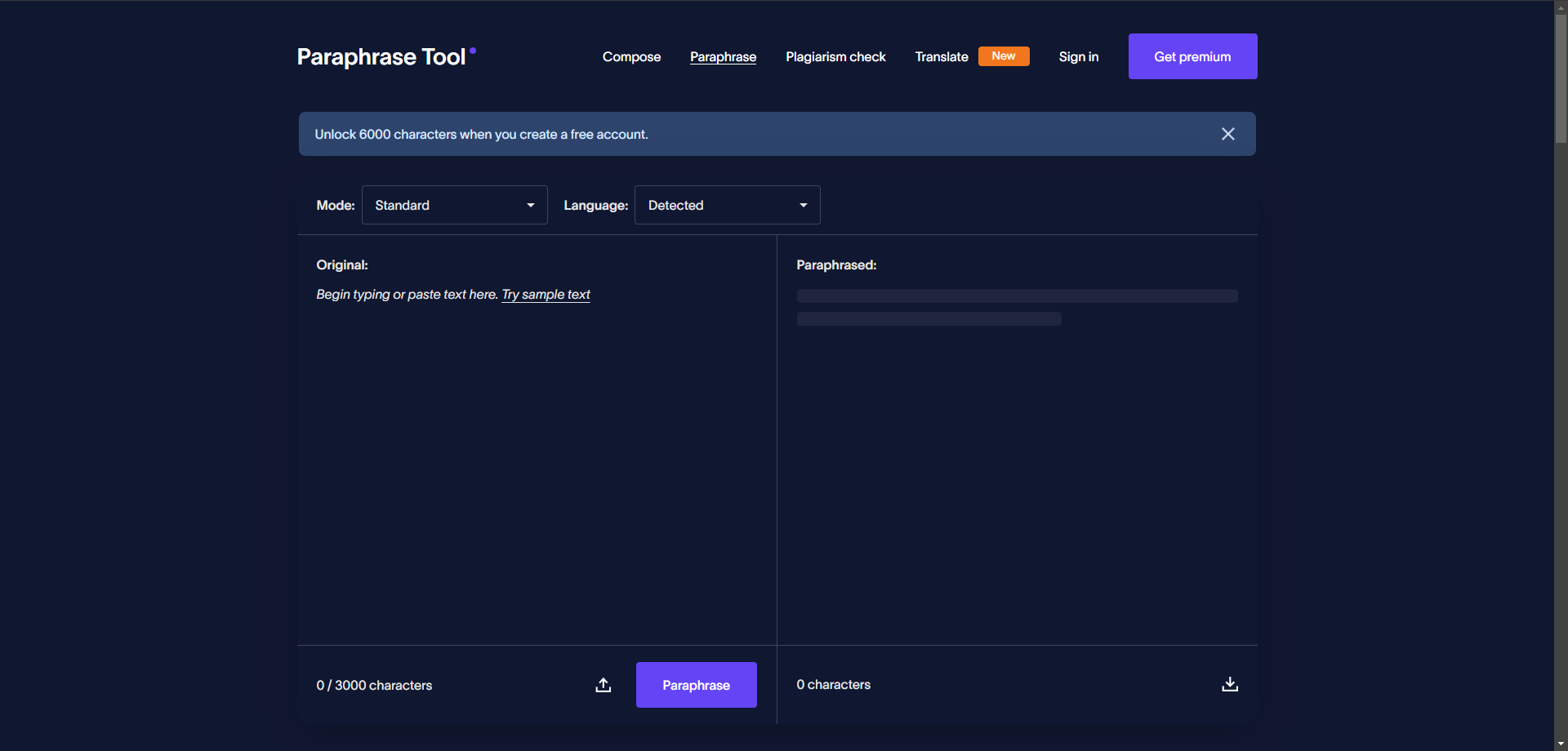 Paraphrase Tool 