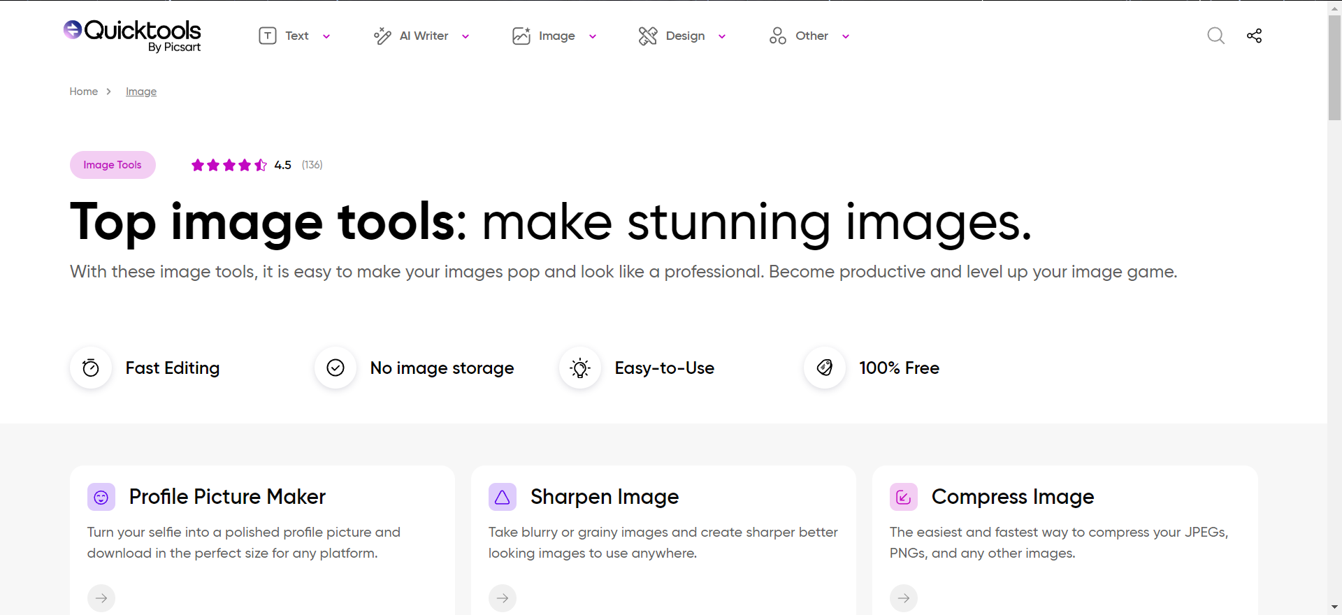Picsart Quicktools