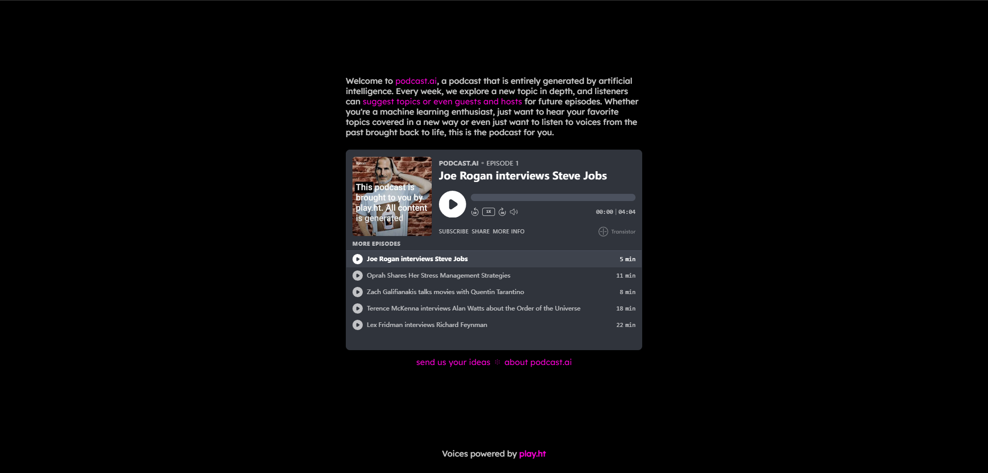 Podcast.ai