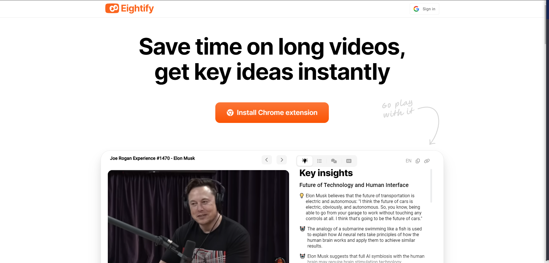 Eightify 