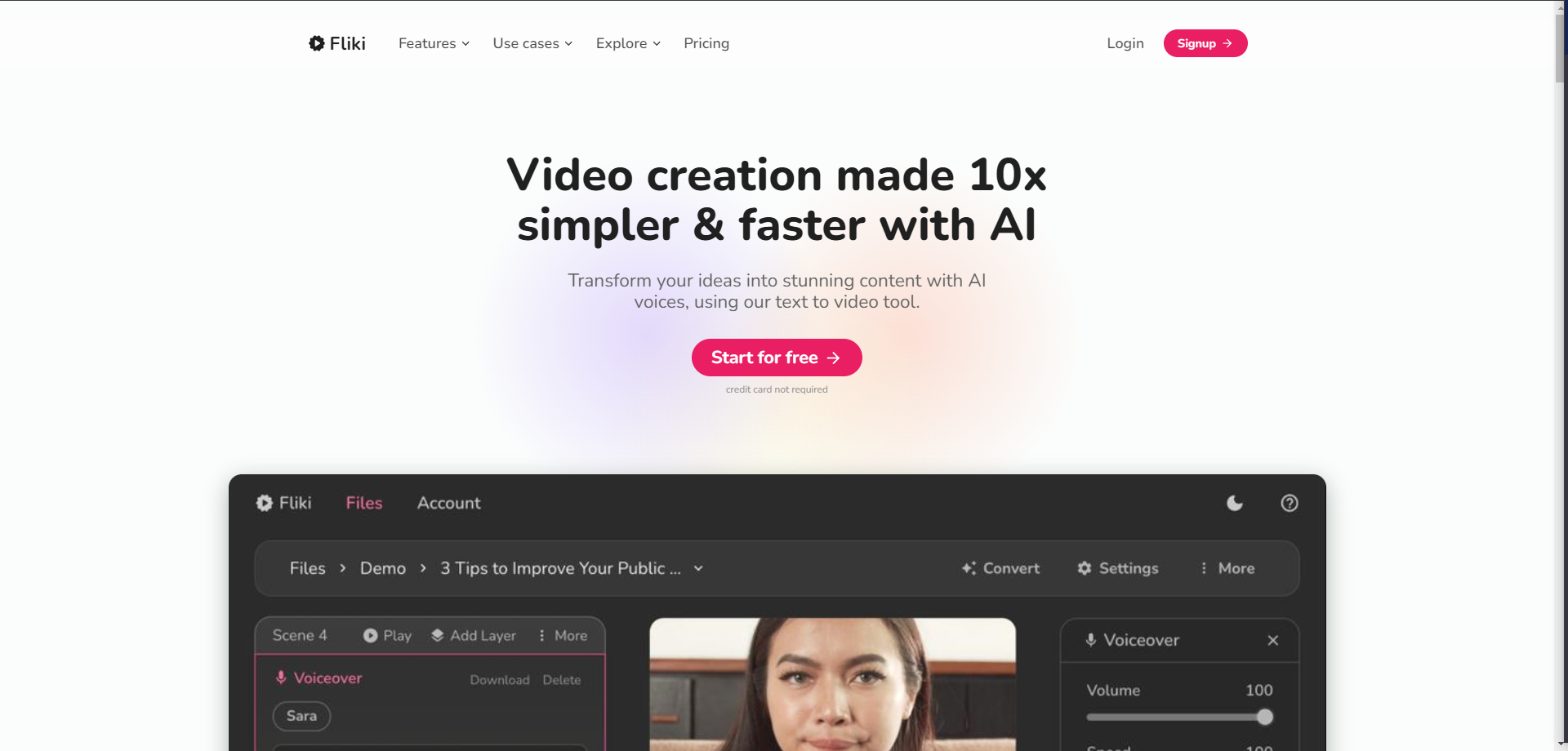  Fliki.ai 
