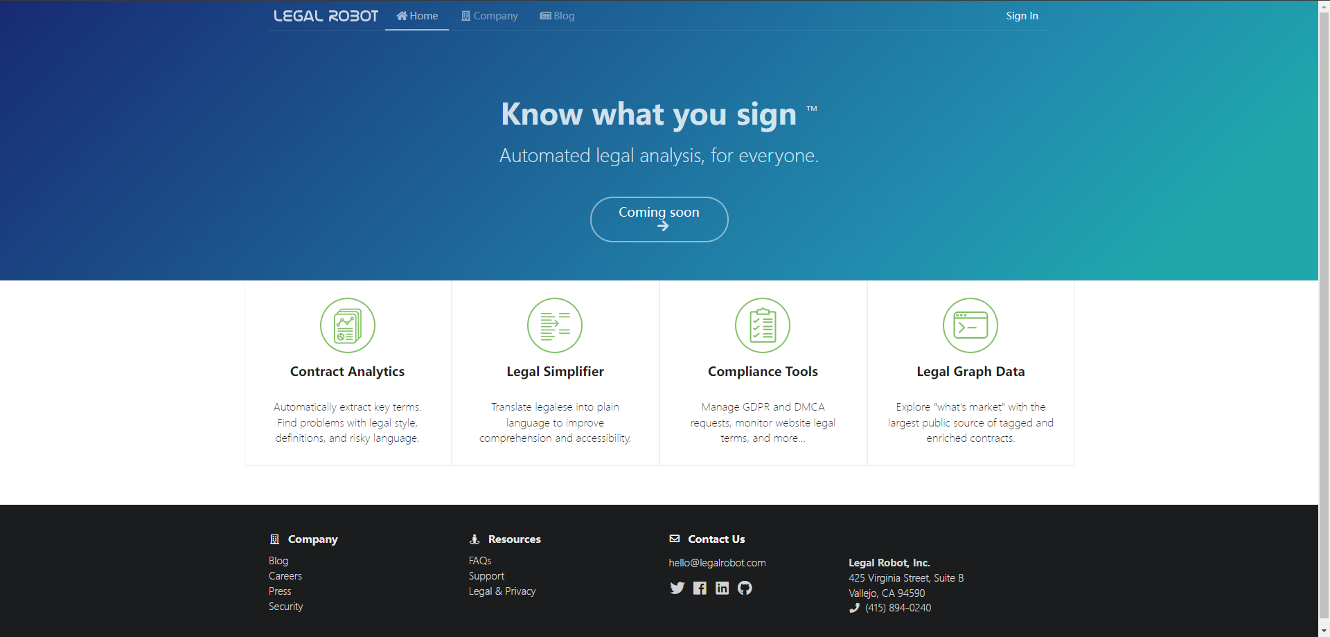 Legal Robot