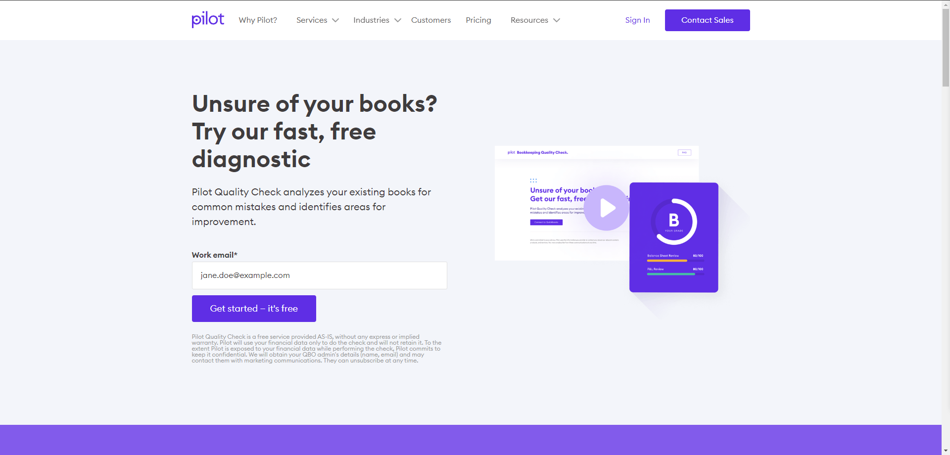 Quality Check by Pilot.com