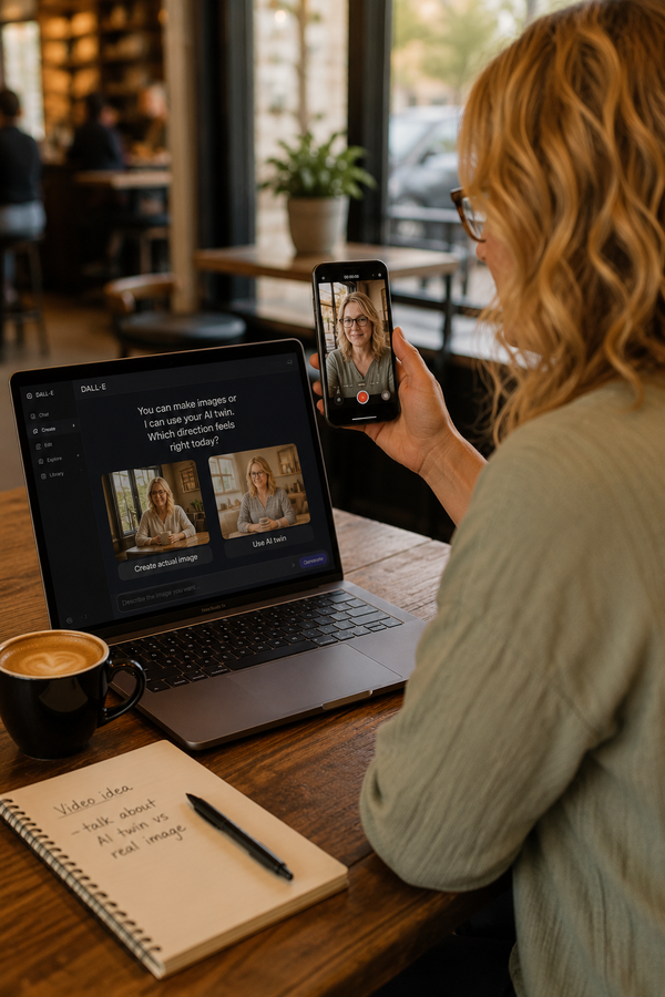How to Create Content Without Being on Camera Using AI