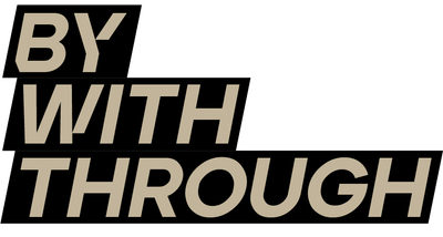 By With Through