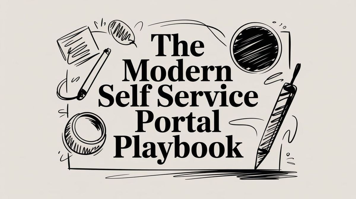 The Modern Self Service Portal Playbook
