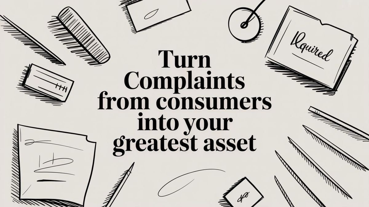 Turn Complaints from Consumers into Your Greatest Asset