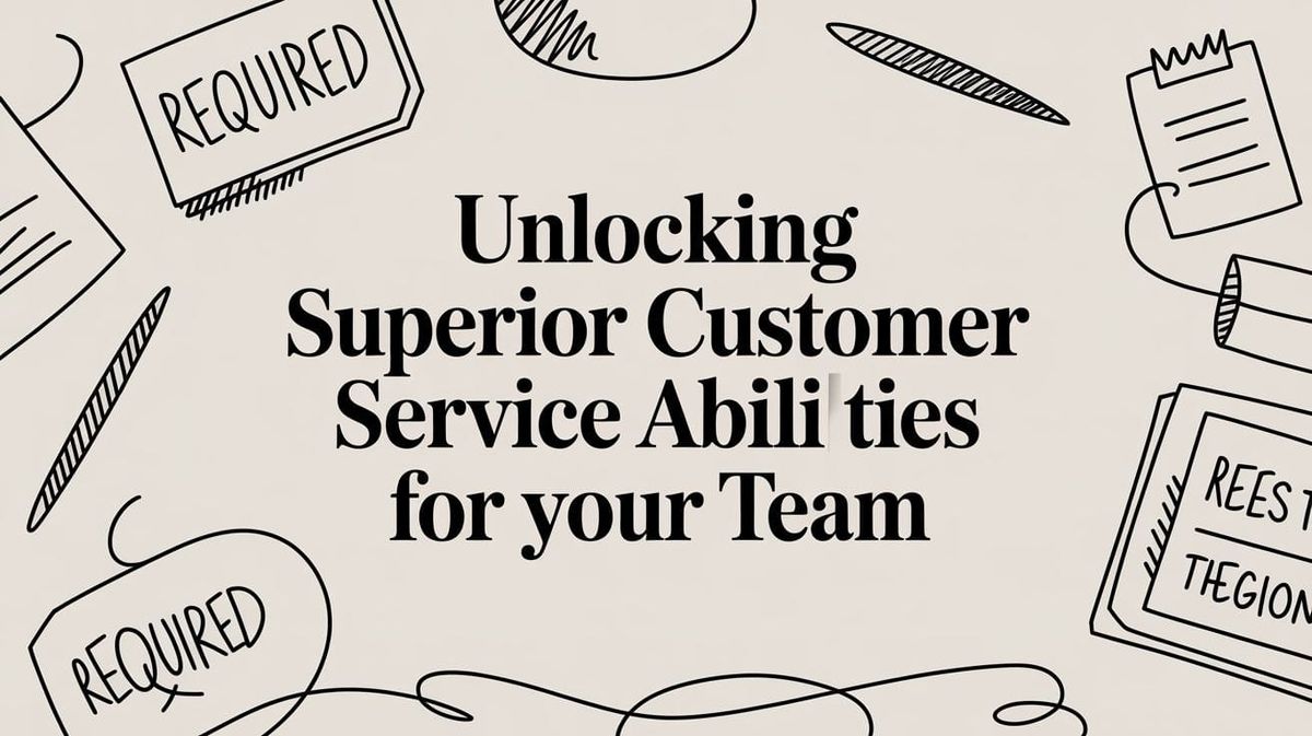 Unlocking Superior Customer Service Abilities for Your Team