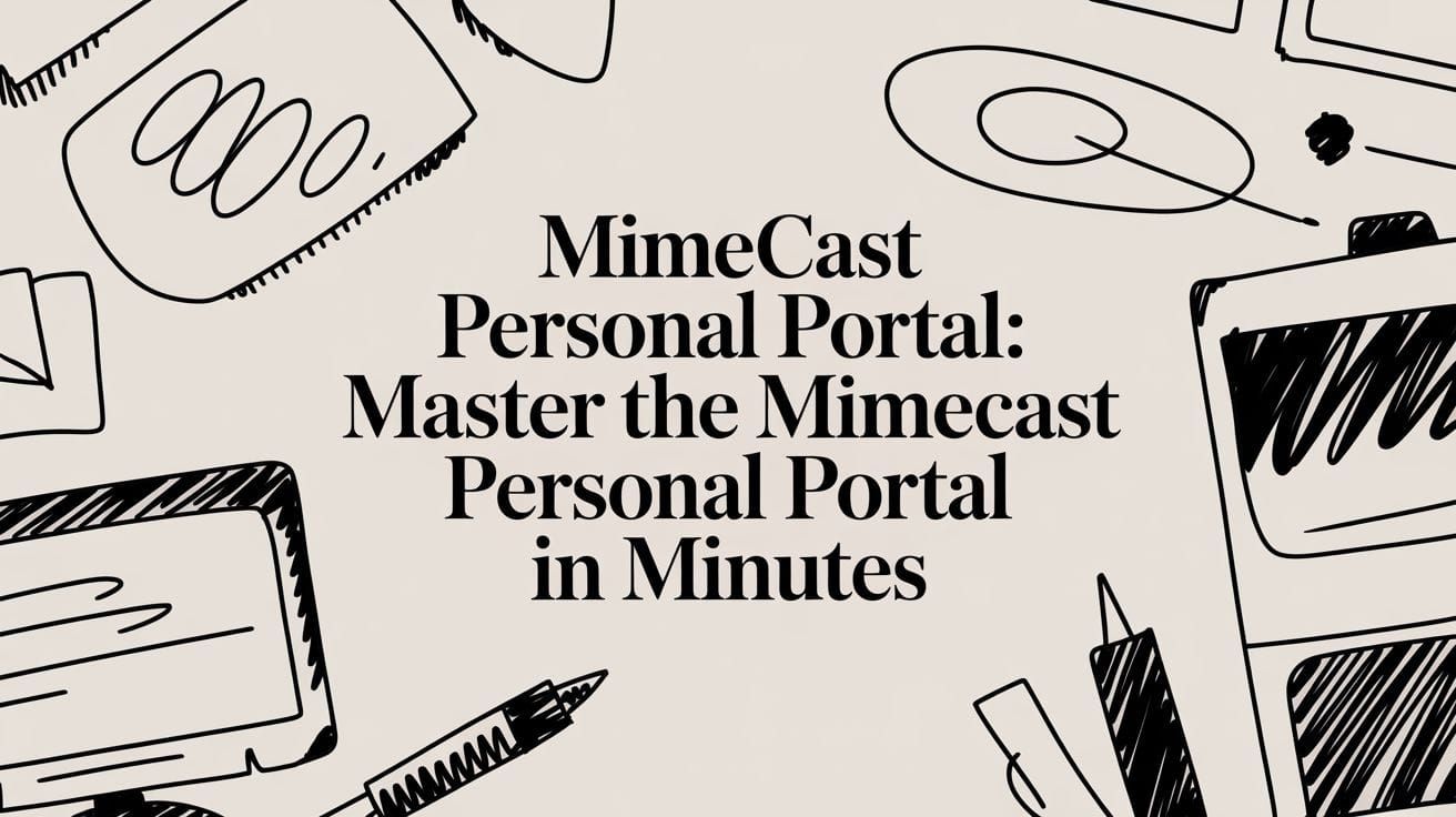Mimecast Personal Portal : Master the mimecast personal portal in minutes Post image