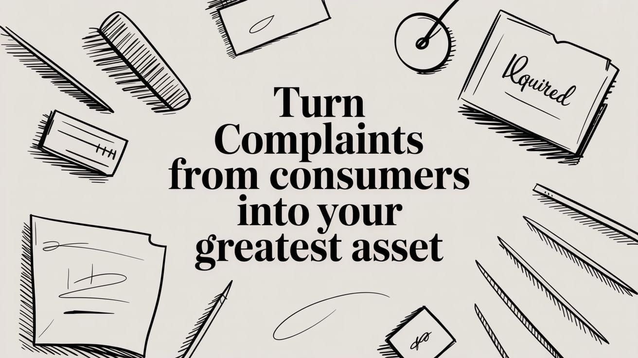 Turn Complaints from Consumers into Your Greatest Asset Post image