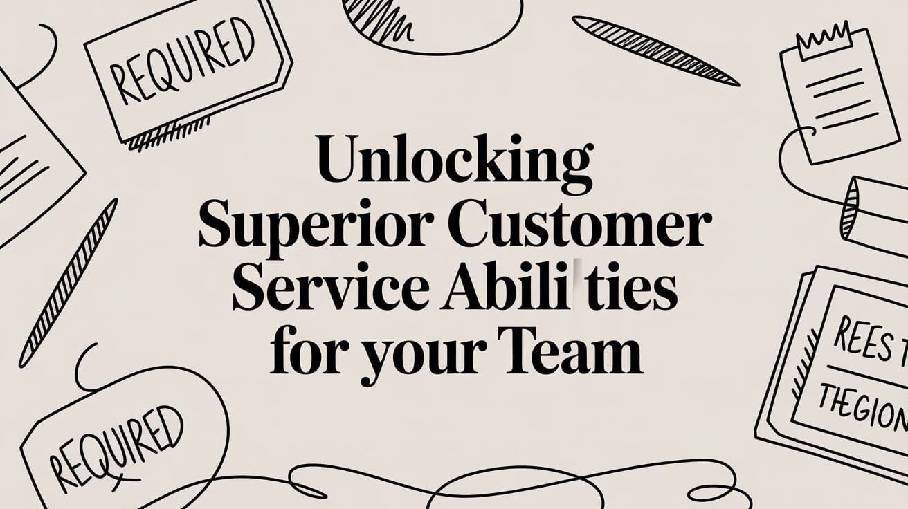 Unlocking Superior Customer Service Abilities for Your Team Post image