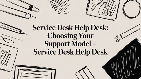 Service Desk Help Desk: Choosing Your Support Model - service desk help desk
