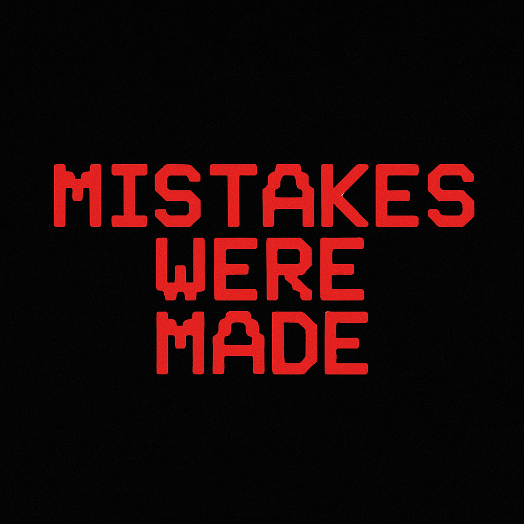 Mistakes Were Made