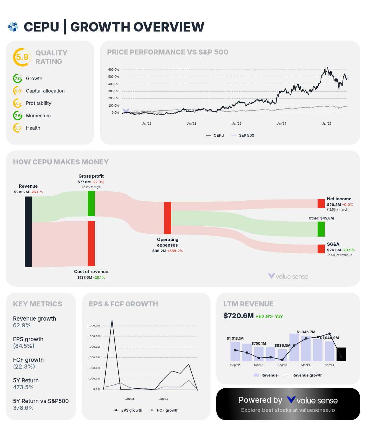 Central Puerto S.A. (CEPU) growth overview - valuesense.io