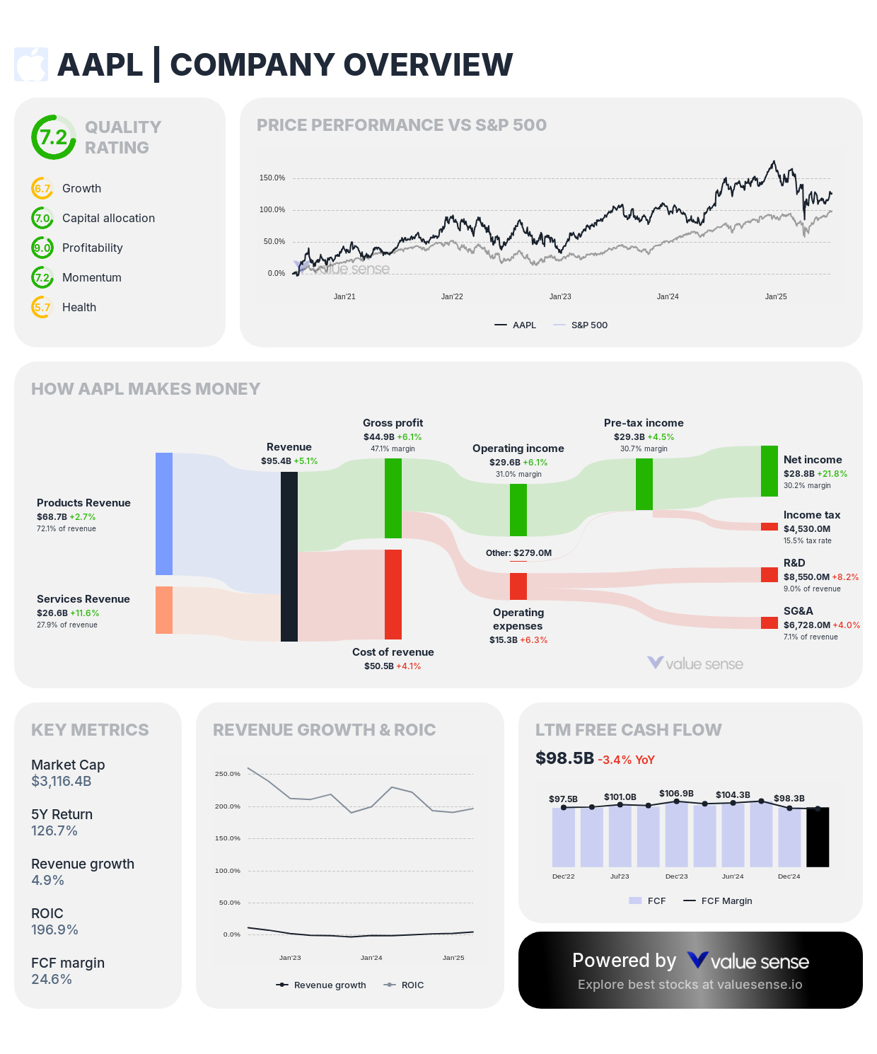 Apple (AAPL) stock fundamental analysis 2025