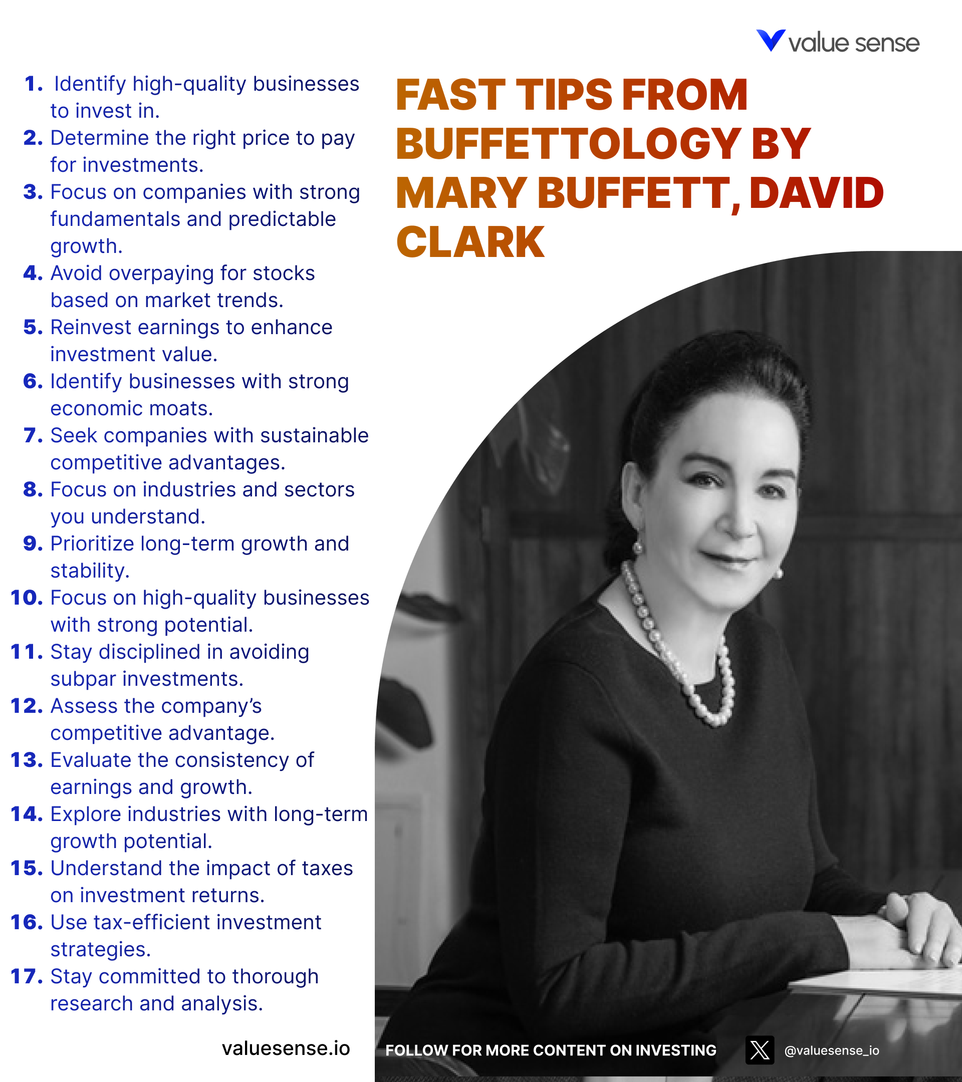 Buffettology Fast Tips