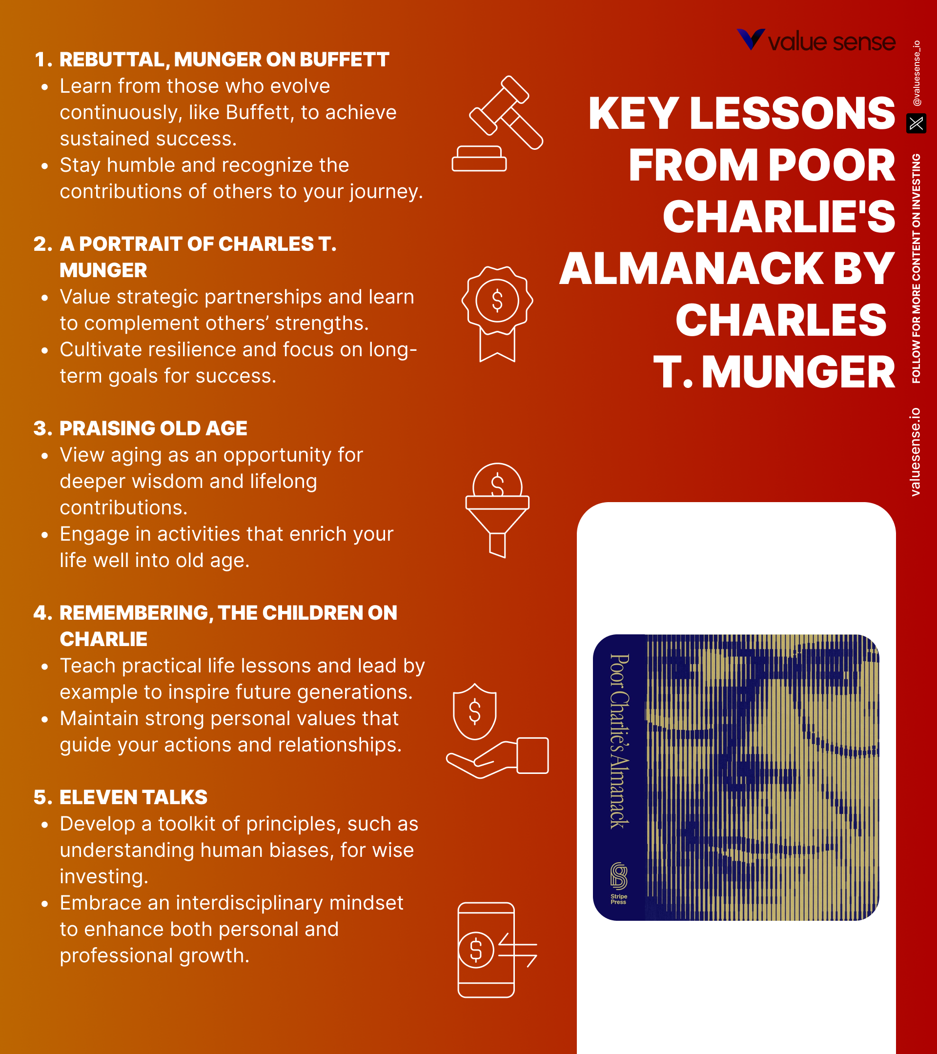 Poor Charlie's Almanack Book Lessons