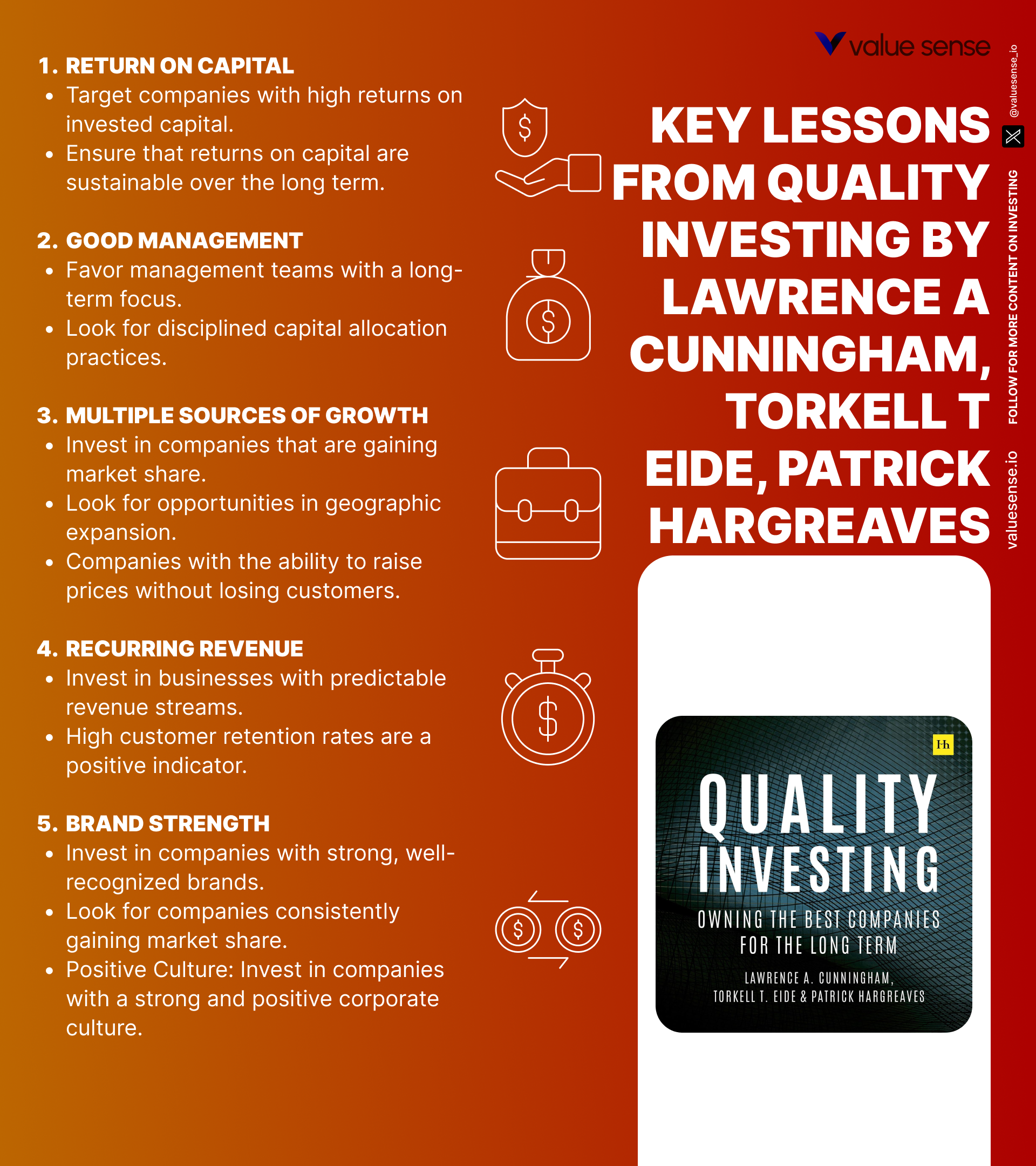 Quality Investing Book Lessons