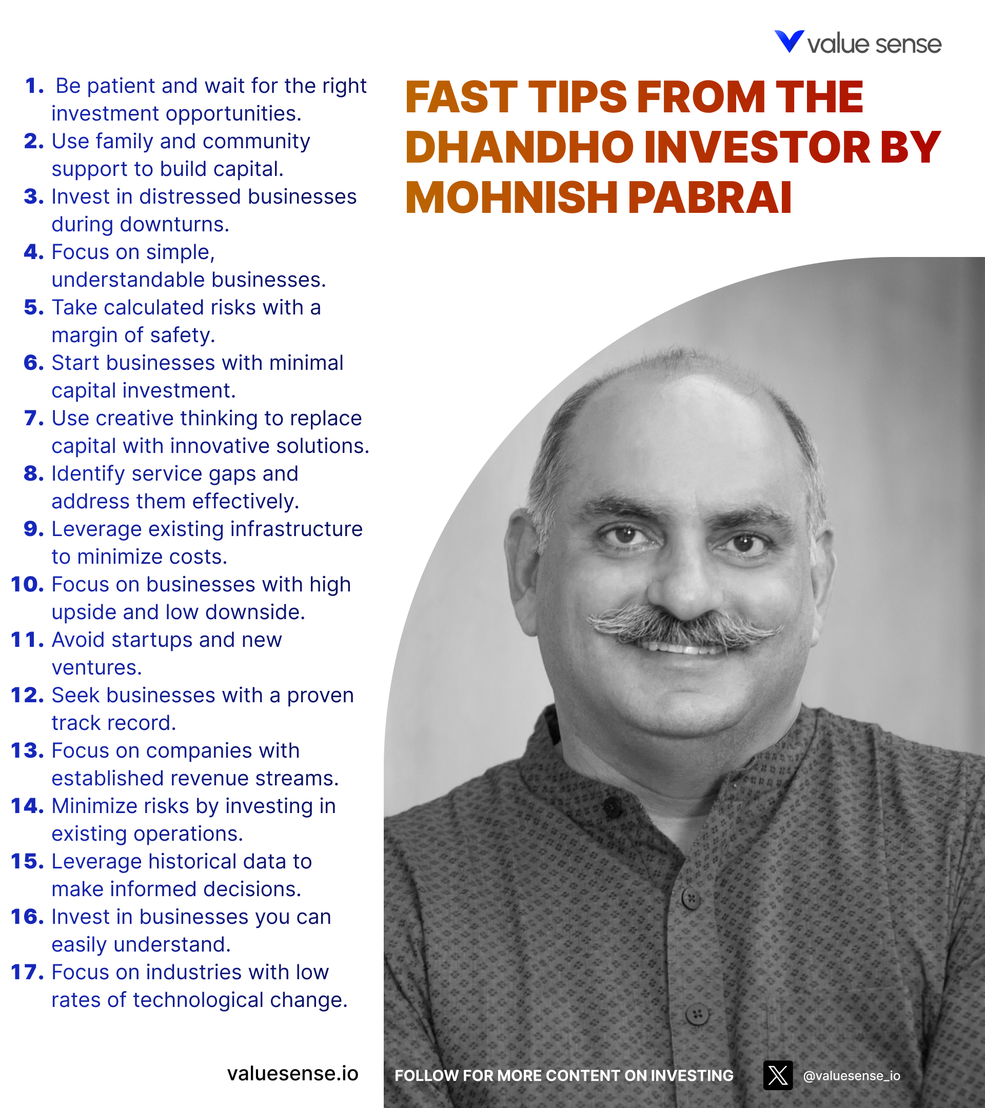 The Dhandho Investor Fast Tips