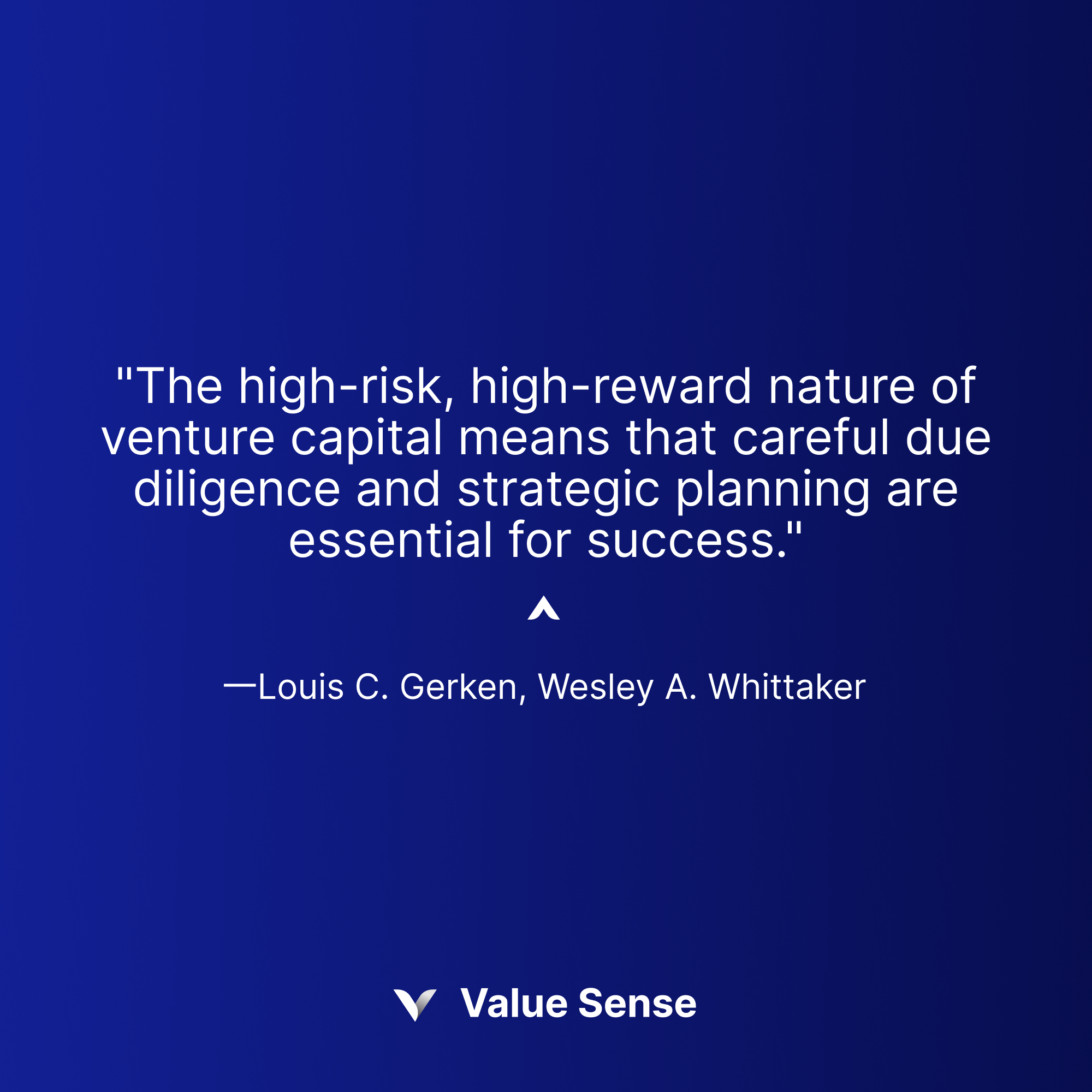 Quick Tips from The Little Book of Venture Capital Investing