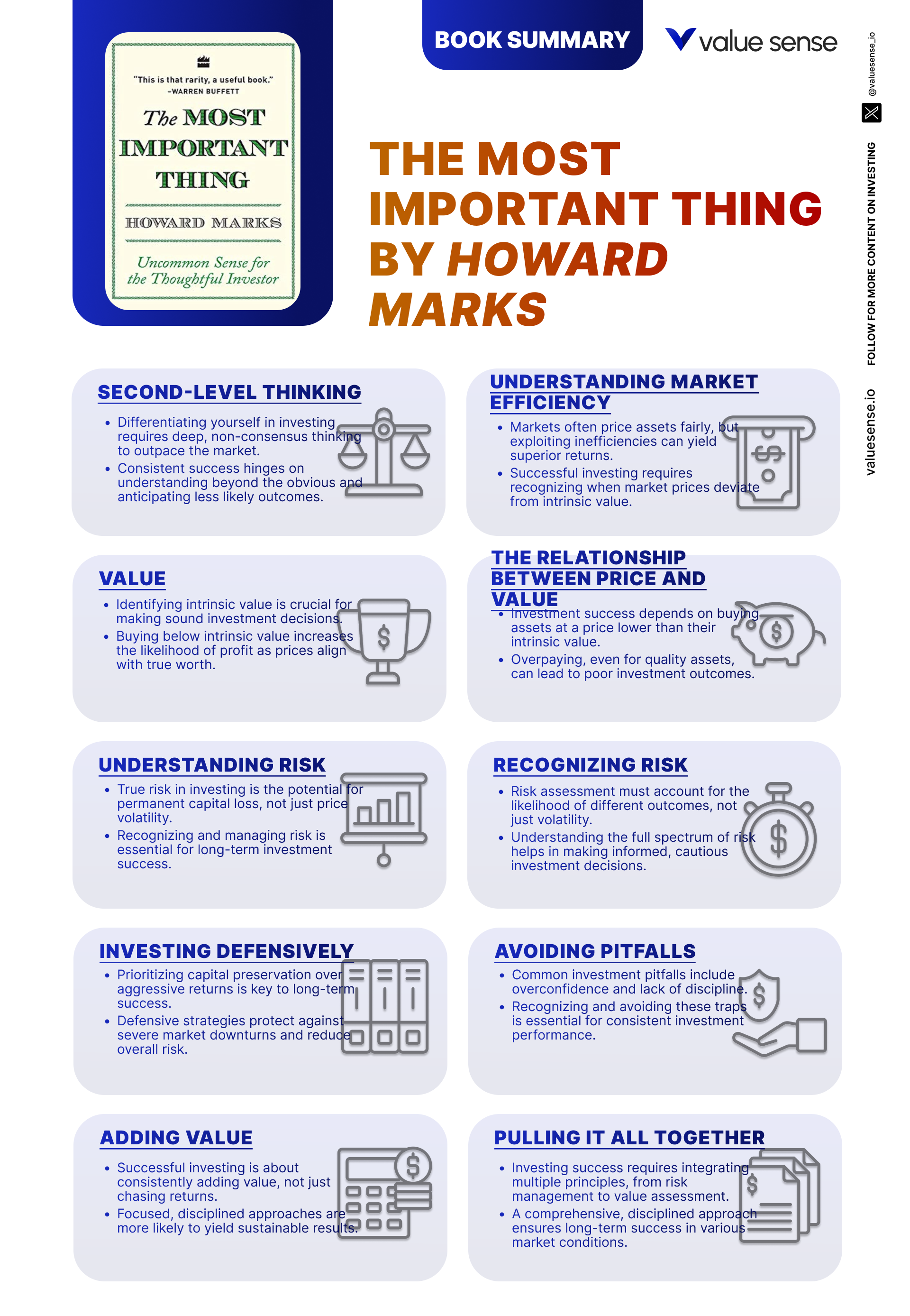 The Most Important Thing The Most Important Thing Book Summary