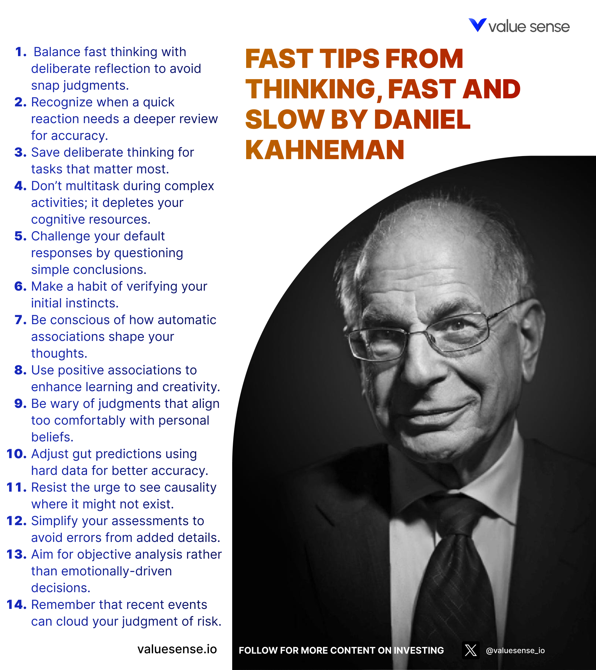 Thinking, Fast and Slow Fast Tips