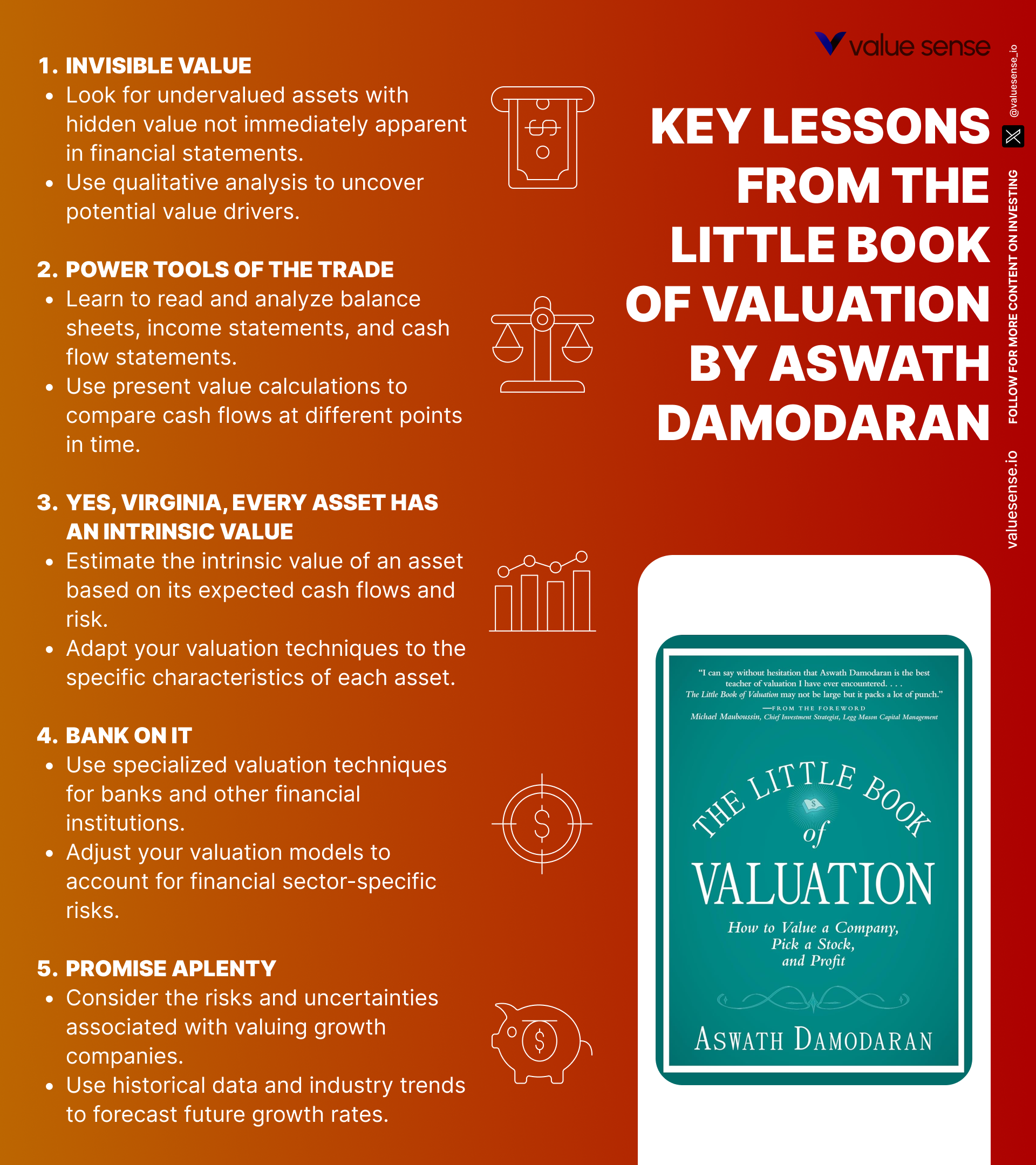 Key Lessons from The Little Book of Valuation