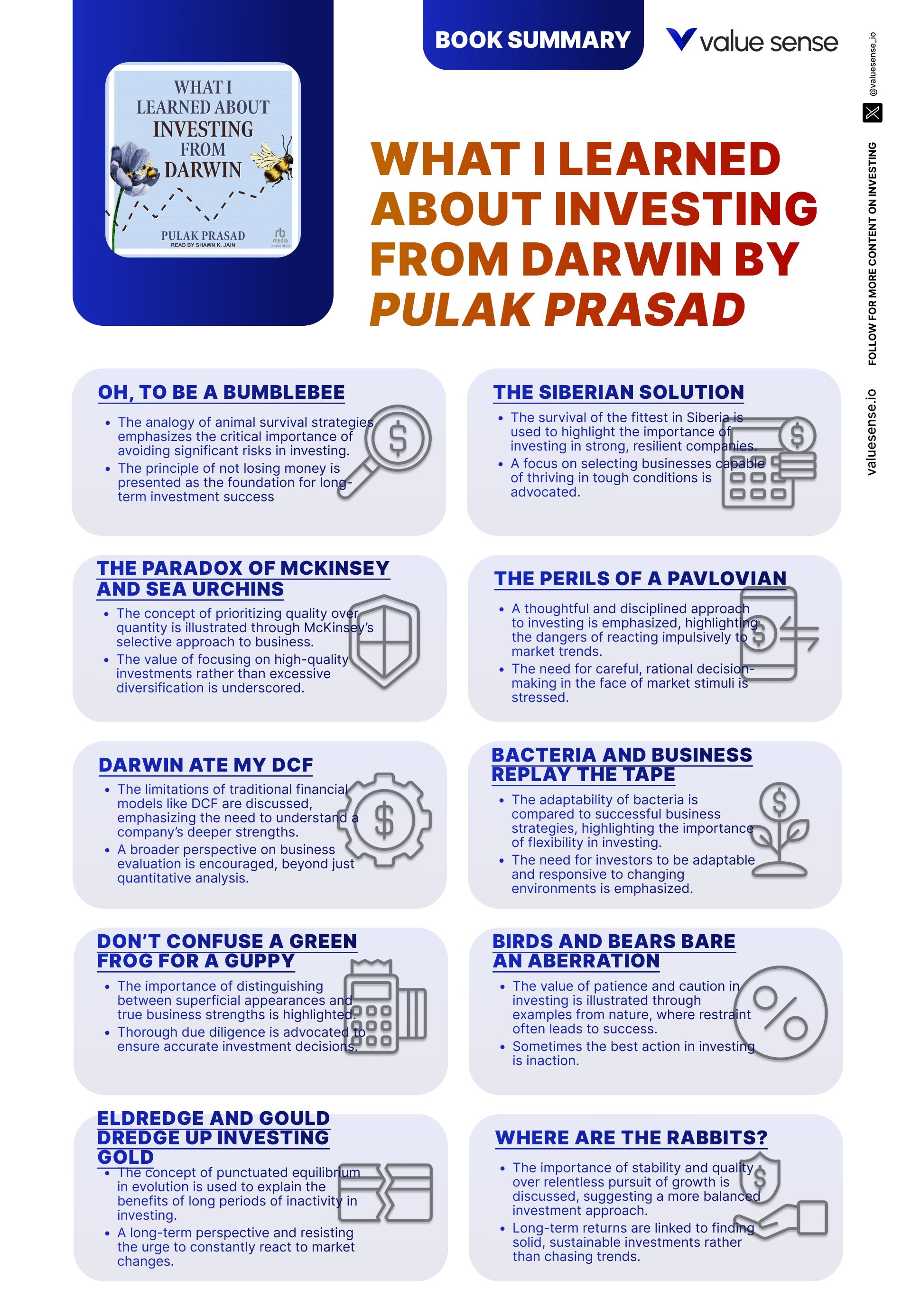 What I Learned About Investing from Darwin Book Summary