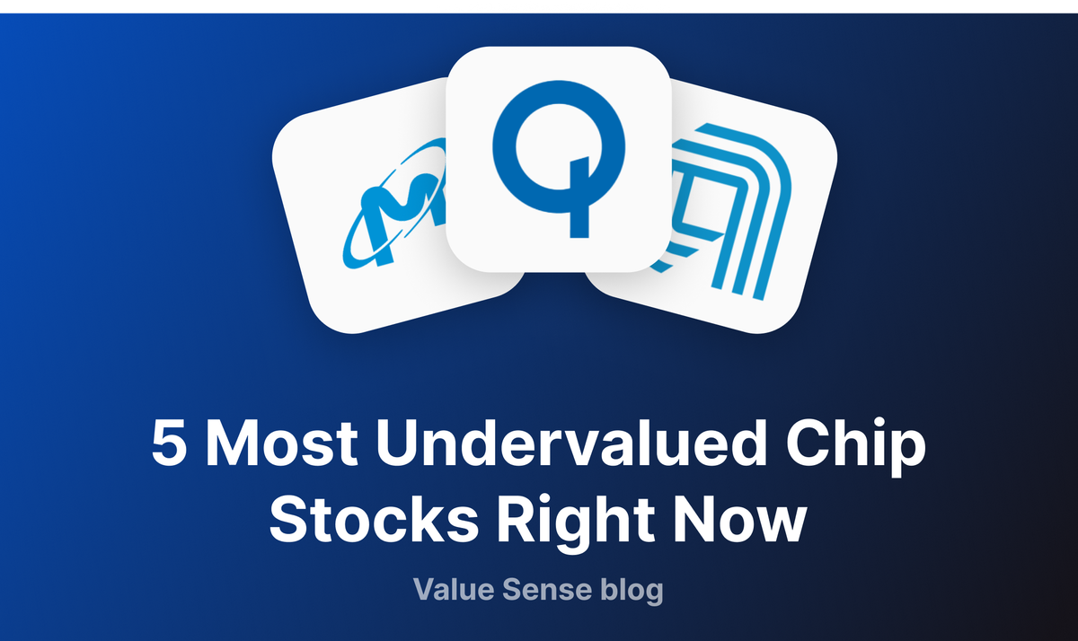 5 Most Undervalued Chip Stocks Right Now: Value Sense Algorithm's Top Picks