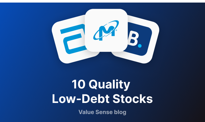 10 Quality Low-Debt Stocks for Long-Term Wealth Building - Value Sense Analysis