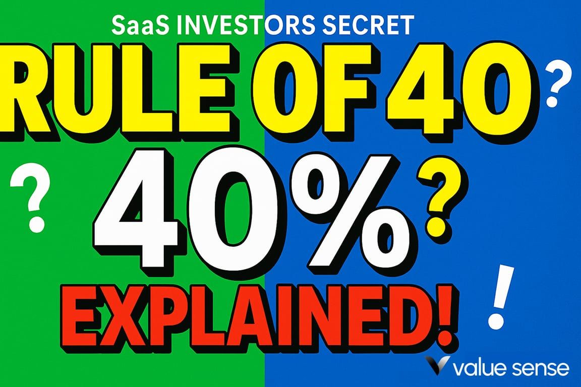 Rule of 40 Explained: The Ultimate SaaS Stock Analysis Guide Using ValueSense