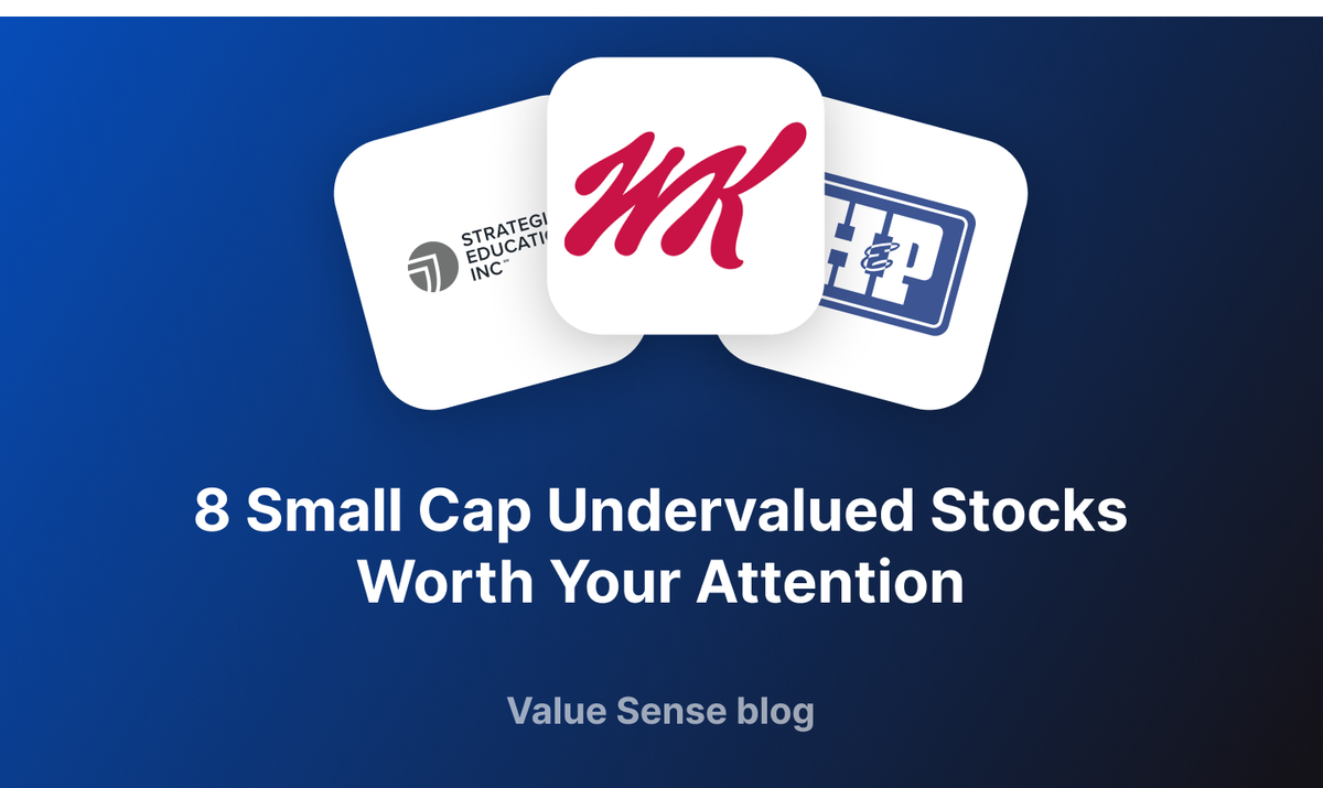 8 Small Cap Undervalued Stocks Worth Your Attention