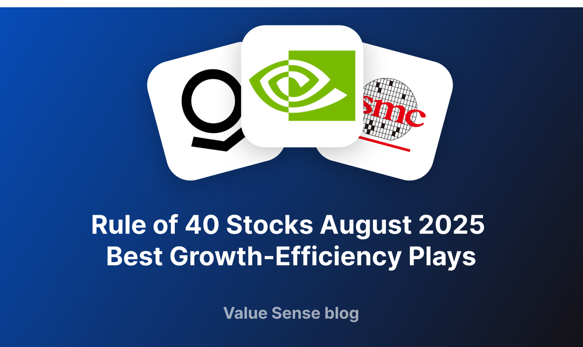 Rule of 40 Stocks August 2025: Best Growth-Efficiency Plays