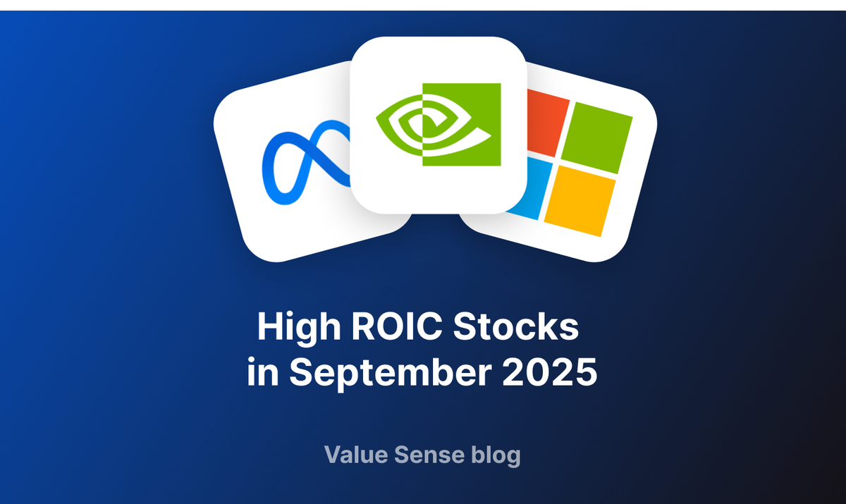 High ROIC Stocks in September 2025: The Best Quality Compounders