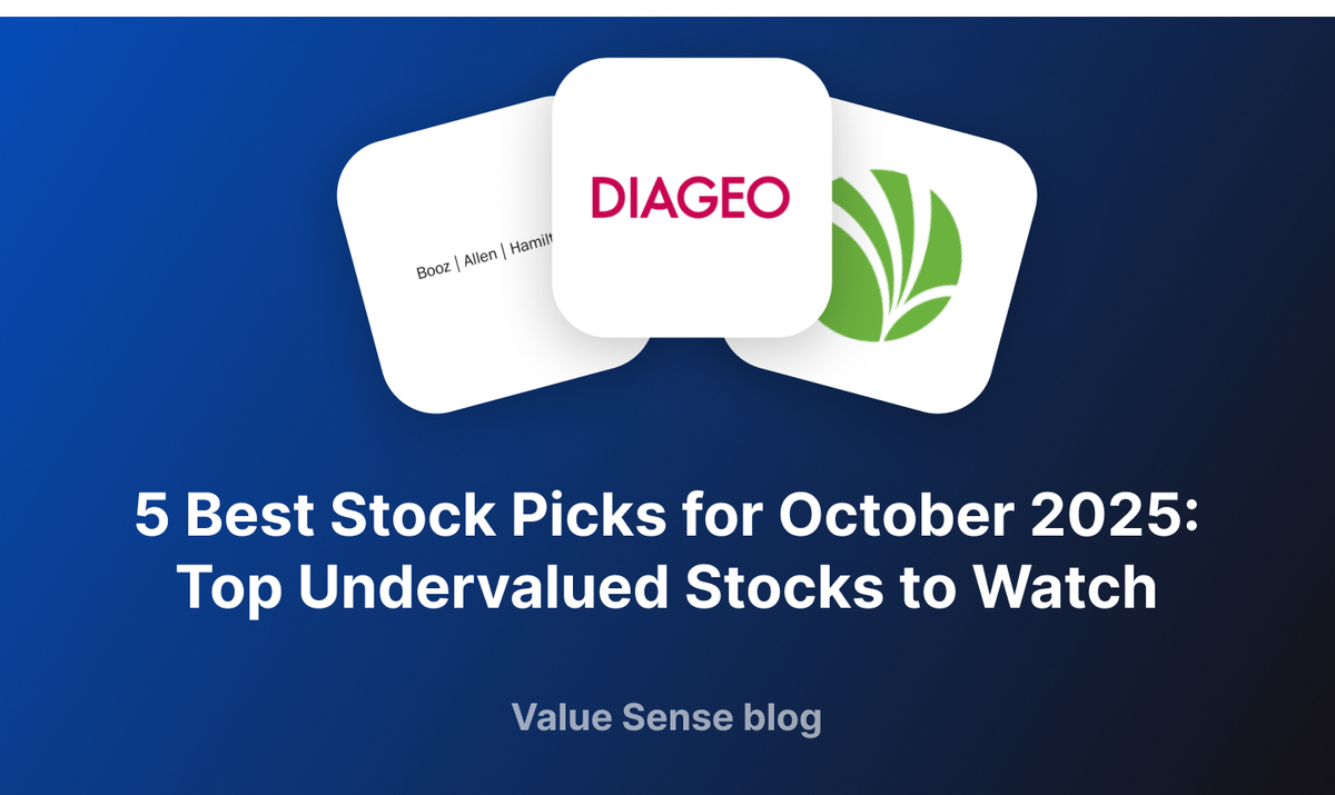 5 Best Stock Picks for October 2025: Top Undervalued Stocks to Watch