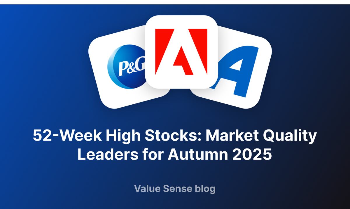 52-Week High Stocks: Market Quality Leaders for Autumn 2025