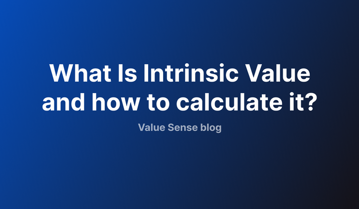 How to calculate intrinsic value