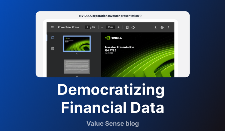 Democratizing Financial Data: How Value Sense is Changing the Game for Investors in the AI Era