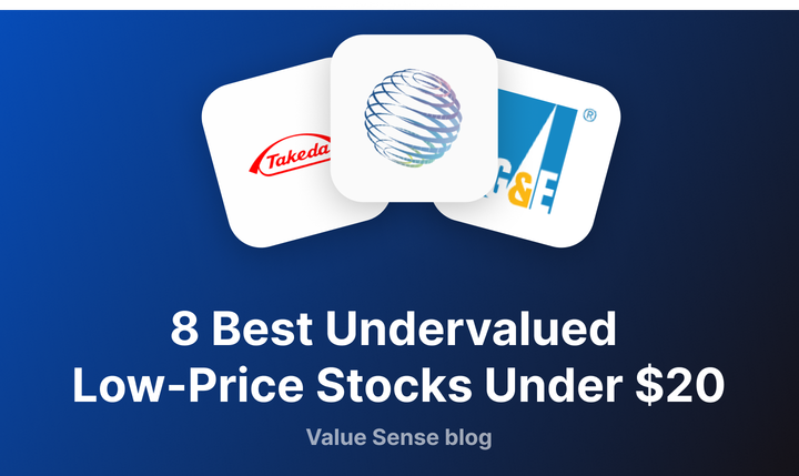 8 Best Undervalued Low-Price Stocks - valuesense.io