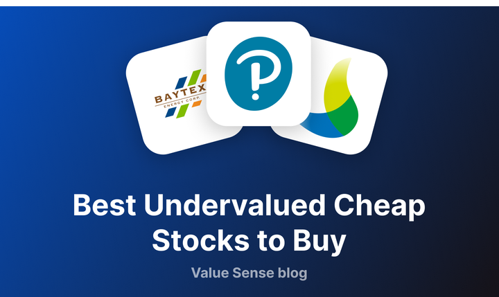 Best Undervalued Cheap Stocks to Buy