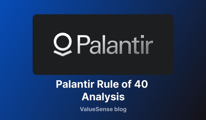 Palantir Rule of 40 Analysis