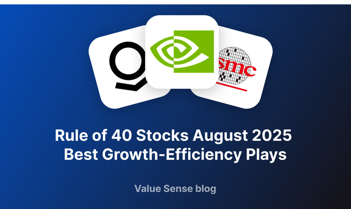 Rule of 40 Stocks August 2025