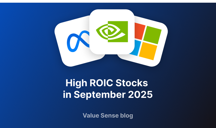 High ROIC Stocks in September 2025