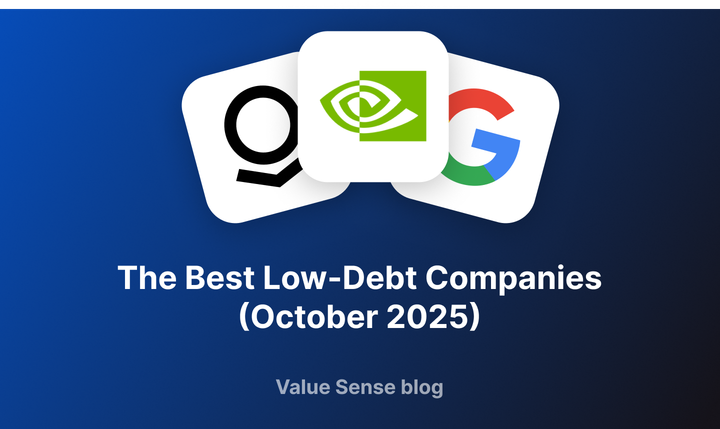 Best Low-Debt Companies 